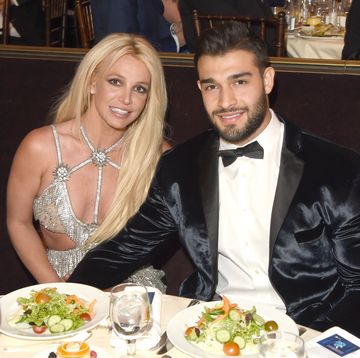 beverly hills, ca april 12 editors note recrop of image number 945532332 honoree britney spears l and sam asghari attend the 29th annual glaad media awards at the beverly hilton hotel on april 12, 2018 in beverly hills, california photo by j merrittgetty images for glaad