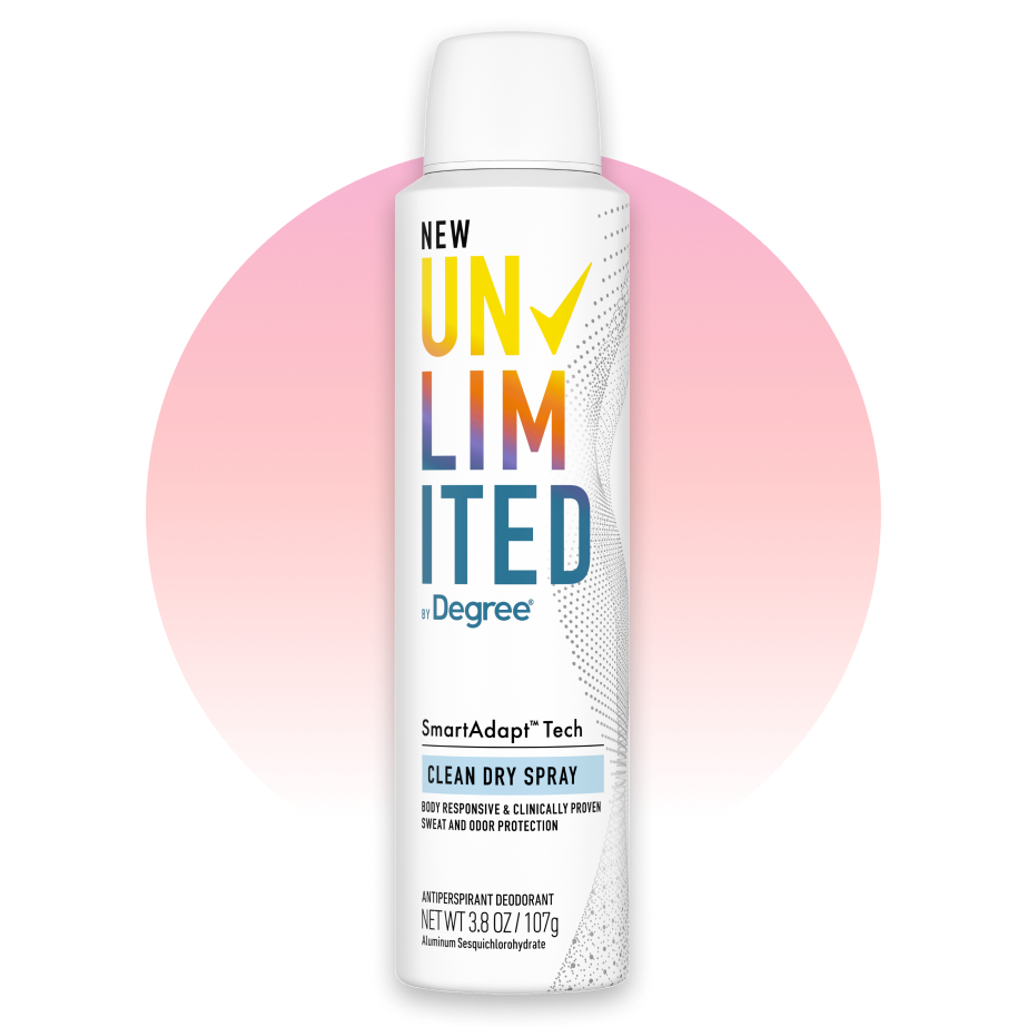 Unlimited Clean Antiperspirant Deodorant Dry Spray
