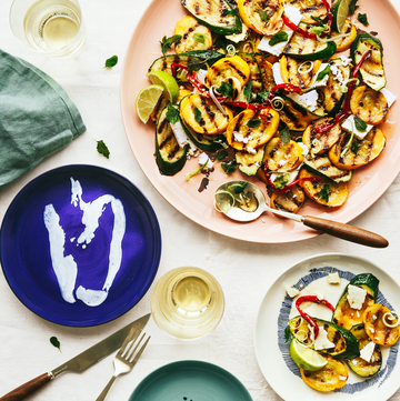 grilled zucchini with cascabel honey